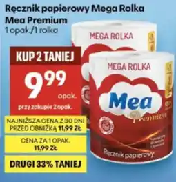 Delikatesy Centrum Ręcznik papierowy Mega Rolka Mea Premium oferta
