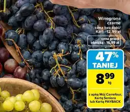 Carrefour Winogrona czarne oferta