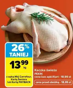 Carrefour Kaczka świeża PEKIN oferta