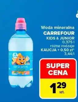 Carrefour Woda mineralna CARREFOUR KIDS & JUNIOR oferta