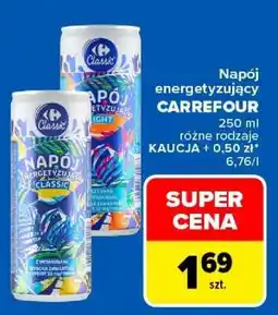 Carrefour Napój energetyzujący Carrefour oferta