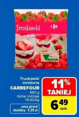 Carrefour Truskawki mrożone CARREFOUR oferta