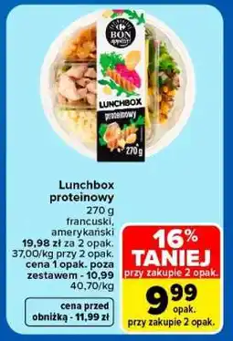 Carrefour Lunchbox proteinowy oferta