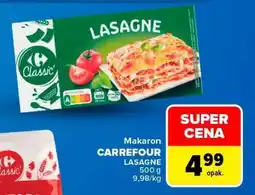 Carrefour Makaron CARREFOUR LASAGNE oferta