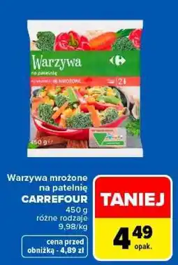 Carrefour Warzywa mrożone na patelnię CARREFOUR oferta