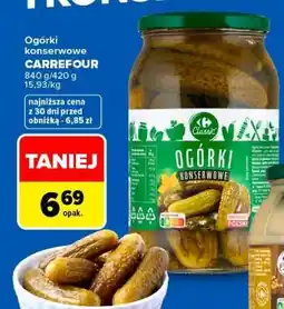 Carrefour Ogorki konserwowe Carrefour oferta