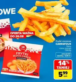 Carrefour Frytki mrożone CARREFOUR oferta
