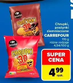 Carrefour Chrupki, prażynki ziemniaczane CARREFOUR oferta
