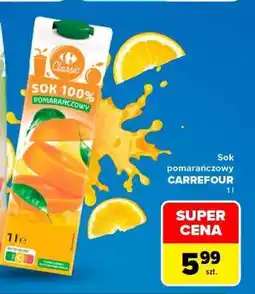 Carrefour Sok pomaraňczowy Carrefour oferta