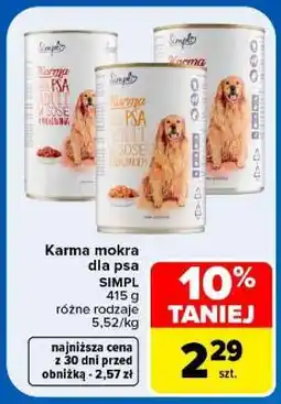 Carrefour Karma mokra dla psa oferta