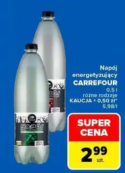 Carrefour Napój energetyzujący Carrefour oferta