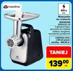 Carrefour Maszynka do mielenia MANDINE MMG600-24 oferta