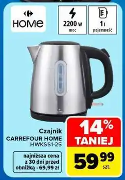 Carrefour Czajnik CARREFOUR HOME HWKSS1-25 oferta