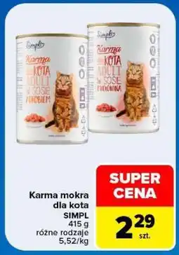 Carrefour Karma mokra dla kota oferta