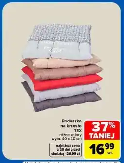 Carrefour Poduszka na krzesło oferta
