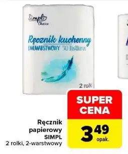 Carrefour Ręcznik papierowy SIMPL oferta