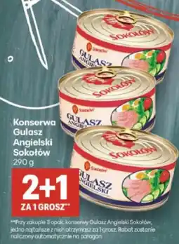 Delikatesy Centrum Konserwa Gulasz Angielski Sokołów oferta