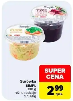 Carrefour Surówka SIMPL oferta