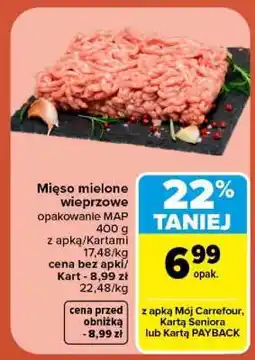 Carrefour MIĘSO MIELONE WIEPRZOWE oferta