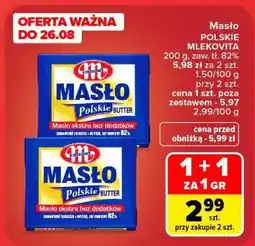 Carrefour Masło Polskie Mlekovita oferta
