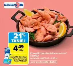 Carrefour Krewetki grenlandzkie mrożone oferta