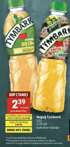 Delikatesy Centrum Napój Tymbark oferta