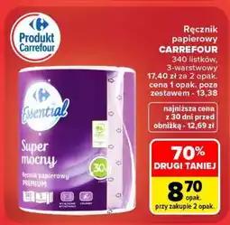 Carrefour Ręcznik papierowy Carrefour oferta