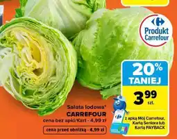 Carrefour Sałata lodowa oferta