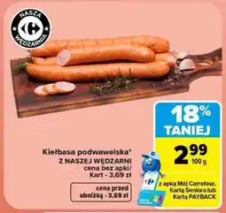 Carrefour Kiełbasa podwawelska oferta
