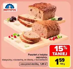 Carrefour Pasztet z indyka INDYKPOL oferta