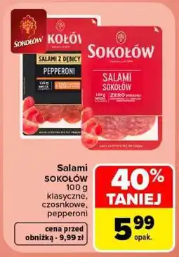 Carrefour Salami SOKOŁÓW oferta