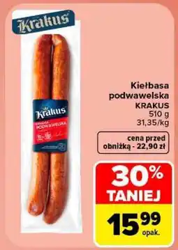 Carrefour Kiełbasa podwawelska oferta