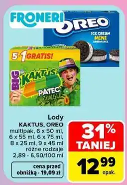 Carrefour Froneri Kaktus, Oreo oferta