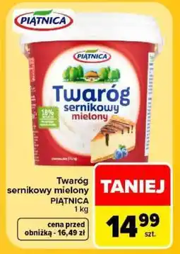 Carrefour Twaróg sernikowy mielony oferta
