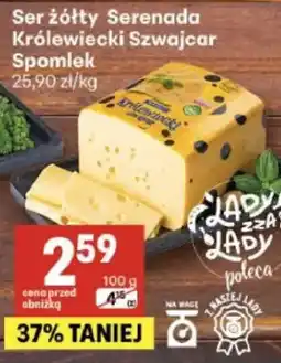 Delikatesy Centrum Ser żółty Serenada Królewiecki Szwajcar oferta