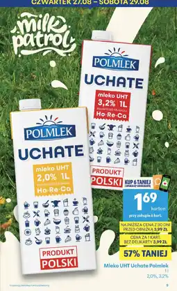 Delikatesy Centrum Mleko UHT Uchate Polmlek oferta