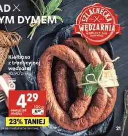 Delikatesy Centrum Kiełbasa z tradycyjnej wędzarni oferta
