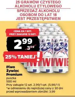 Netto Piwo ŻYWIEC PREMIUM oferta