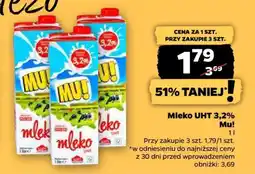 Netto Mleko UHT 3,2% Mu! oferta