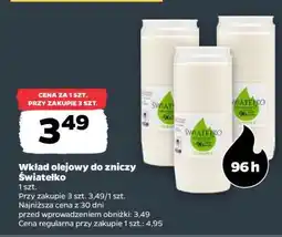 Netto Wkład olejowy do zniczy Światełko oferta
