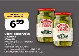 Netto Ogórki konserwowe DAWTONA oferta