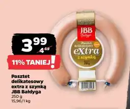 Netto Pasztet delikatesowy extra z szynką JBB Bałdyga oferta