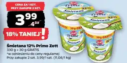Netto Śmietana 12% Primo Zott oferta