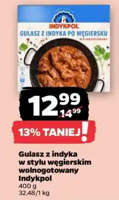 Netto Gulasz z indyka w stylu węgierskim wolnogotowany Indykpol oferta