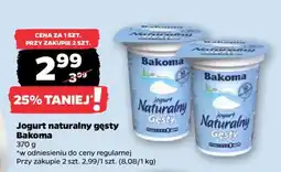 Netto Jogurt naturalny gęsty Bakoma oferta