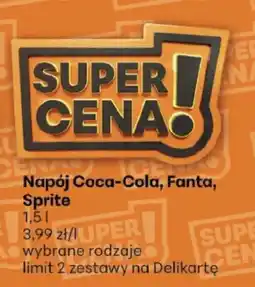 Delikatesy Centrum Napój Coca-Cola, Fanta, Sprite oferta
