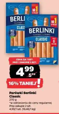 Netto Parówki BERLINKI CLASSIC oferta