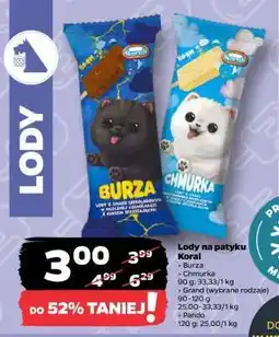 Netto Lody na patyku Koral oferta