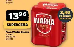 Netto Piwo Warka Classic puszka oferta