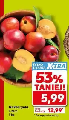 Kaufland Nektarynki, luzem 1 kg oferta
